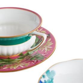Wonderlust Teacup Saucer Set