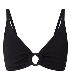 Isla Ribbed Triangle Bikini Top