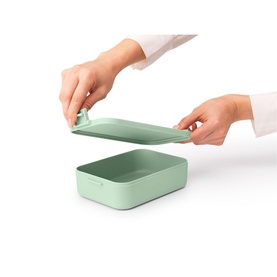 Make & Take Lunch Box, Medium, Plastic - Jade Green