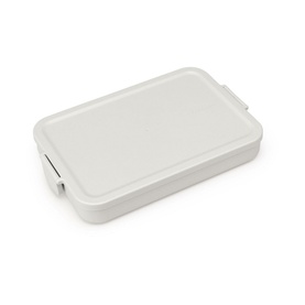 Make & Take Lunch Box, Flat, Plastic - Light Grey