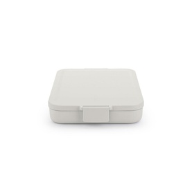 Make & Take Lunch Box, Flat, Plastic - Light Grey