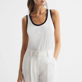 Riley Silk Front Vest