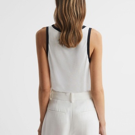 Riley Silk Front Vest