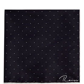 Liam Polka Dot Silk Pocket Square