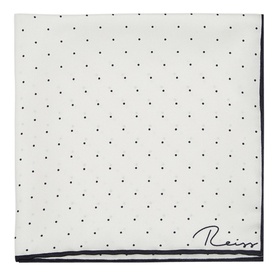 Liam Polka Dot Silk Pocket Square