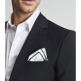Liam Polka Dot Silk Pocket Square