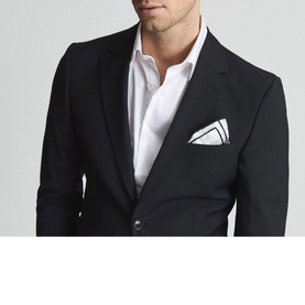 Liam Polka Dot Silk Pocket Square