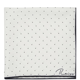 Liam Polka Dot Silk Pocket Square