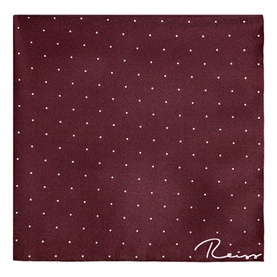 Liam Polka Dot Silk Pocket Square
