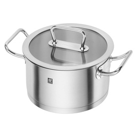 Pro 5 Piece 18-10 Stainless Steel Pot Set Silver