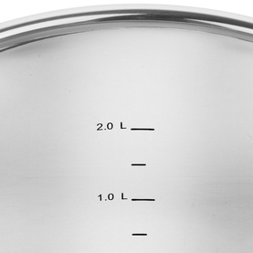 Bellasera 5 Piece Stainless Steel Pot Set Rose Gold Handle