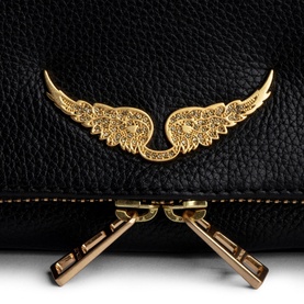 Rock Grained Leather Clutch