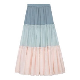 Jovela Gathered Flared Skirt