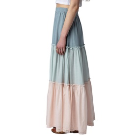 Jovela Gathered Flared Skirt