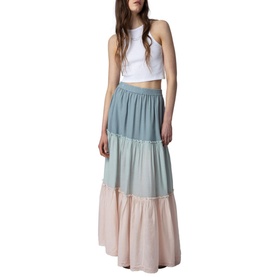 Jovela Gathered Flared Skirt