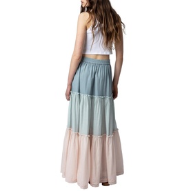 Jovela Gathered Flared Skirt