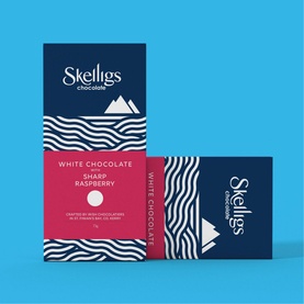 Sharp Raspberry and White Chocolate Bar 75g