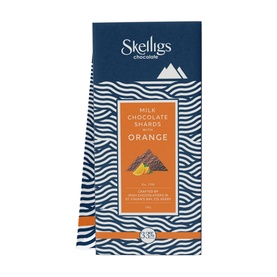Milk Chocolate Shards with Orange 150g