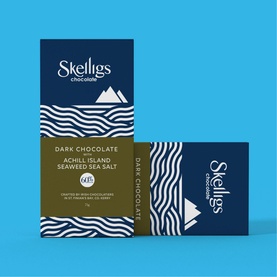 Achill Island Seaweed Sea Salt Dark Chocolate Bar 75g
