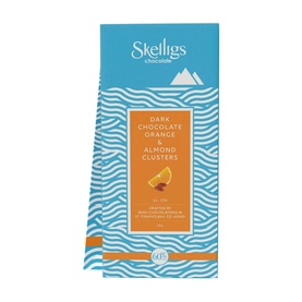 Dark Chocolate, Orange and Almond Clusters 100g