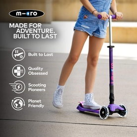 Maxi Micro Foldable LED Scooter