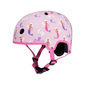 Micro Scooter Mermaid Printed Small Bike Helmet