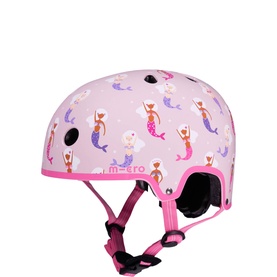 Micro Scooter Mermaid Printed Small Bike Helmet