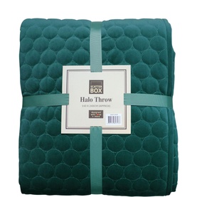 Throw Halo Teal 140cm x 240cm