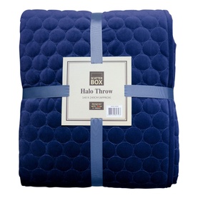 Throw Halo Navy 140cm x 240cm