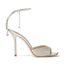 Saeda 100 Crystal-Embellished Heeled Sandals