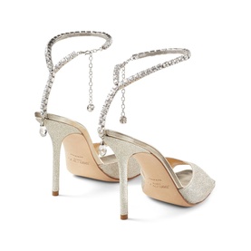 Saeda 100 Crystal-Embellished Heeled Sandals