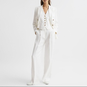 Hollie Wide Leg Linen Trousers
