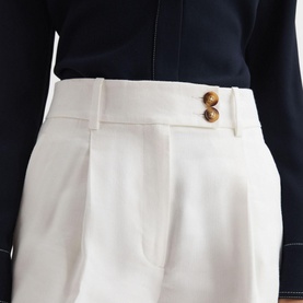 Hollie Wide Leg Linen Trousers