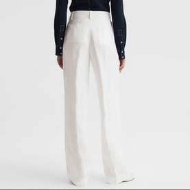 Hollie Wide Leg Linen Trousers