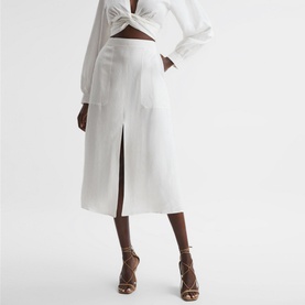 Axelle Linen Skirt
