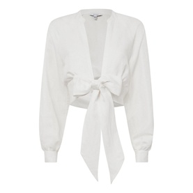 Axelle Tie Front Blouse