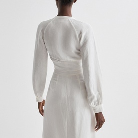 Axelle Tie Front Blouse