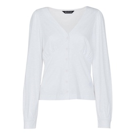 Amber V-Neck Button Top