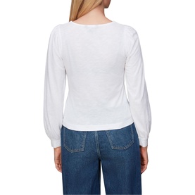 Amber V-Neck Button Top