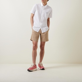 Seersucker Short Sleeve Casual Shirt