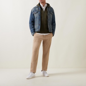 Double Knit Zip-Through Hoodie