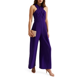 Giorgia Crossover Wide-Leg Jumpsuit