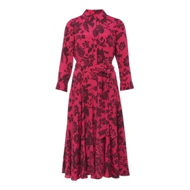 Lainey Floral Print Midi Dress