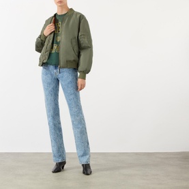 Leon Zip-Through Bomber Jacket