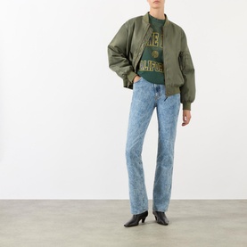 Leon Zip-Through Bomber Jacket