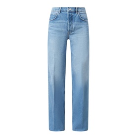 Hugh Mid Rise Wide Leg Jeans