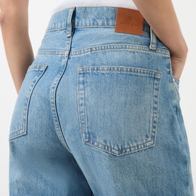 Hugh Mid Rise Wide Leg Jeans