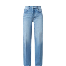Hugh Mid Rise Wide Leg Jeans