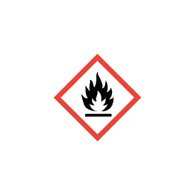 Rituals Wild Fig Car Perfume flammable hazard warning symbol, red diamond GHS pictogram with black flame icon