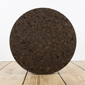 Smoked Cork Round Placemat Set